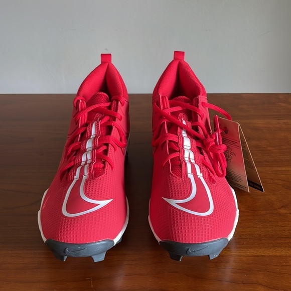 Nike Alpha Menace 3 Shark Football Men’s Cleats Red/White CV0582-616 New - Picture 4 of 6